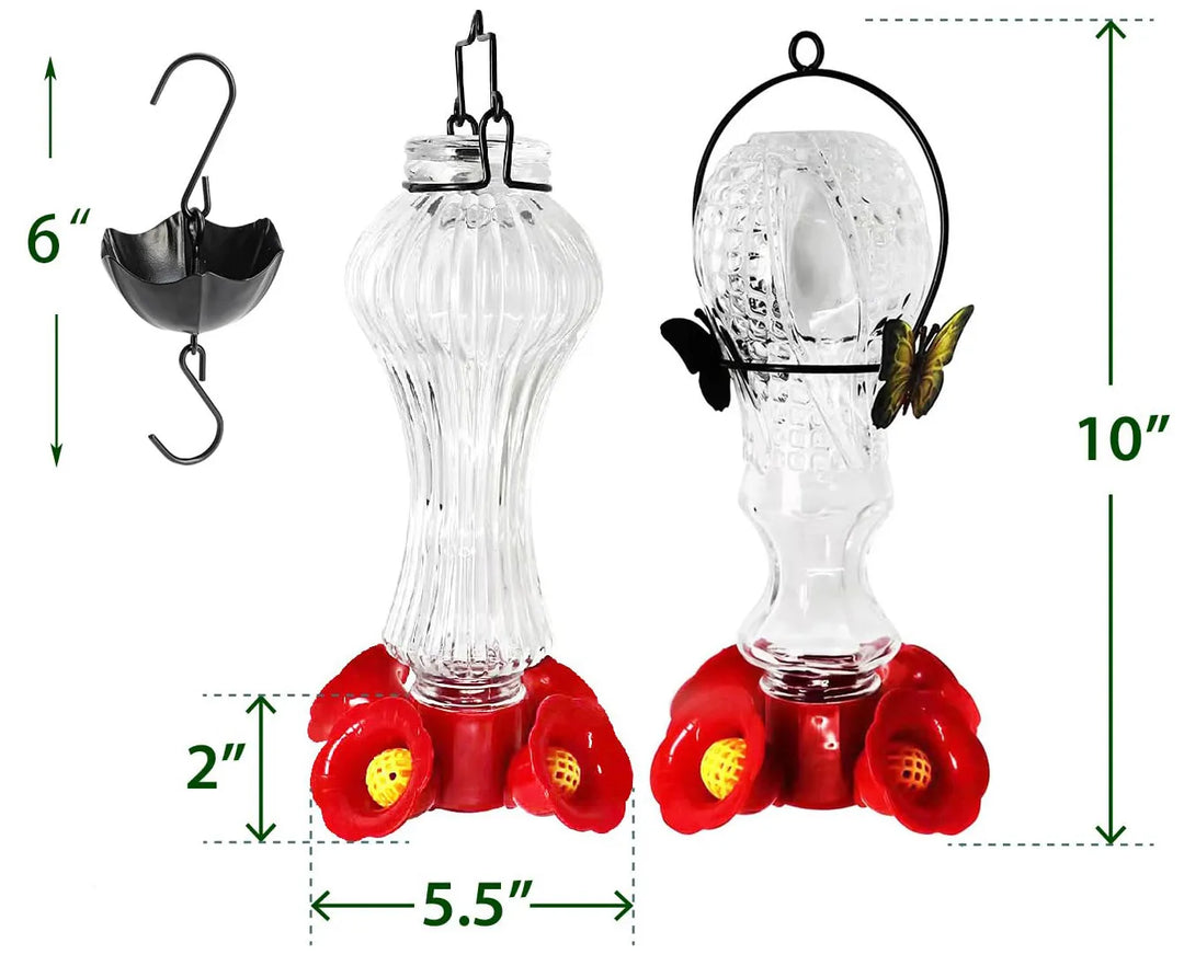 HummiJoy | Blütenförmiger Kolibri-Futterspender mit Ameisenschutz Decorique.de