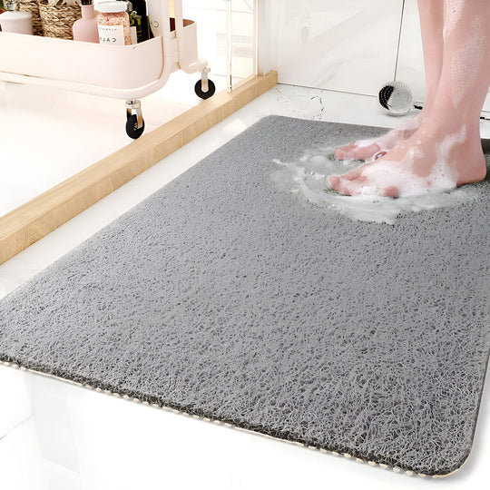 HydroStep | Duschmatte – Rutschfest, Schnell Trocknend & Hygienisch Grau Decorique.de