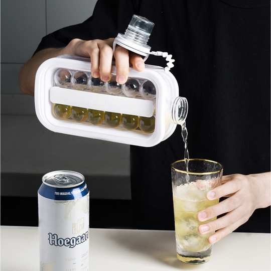 IceGrid | 2-in-1-Eiswürfelbereiter-Flasche Decorique.de