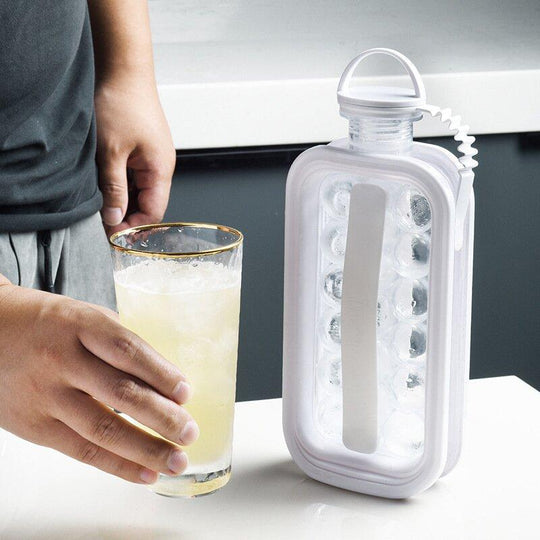 IceGrid | 2-in-1-Eiswürfelbereiter-Flasche Decorique.de