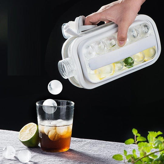 IceGrid | 2-in-1-Eiswürfelbereiter-Flasche Decorique.de