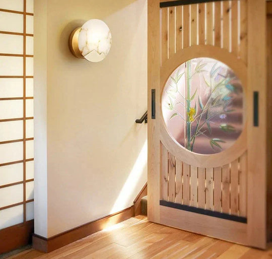 MarbleNest | Wandleuchte – Minimalistische Marmorlampe für Luxuriöse Räume