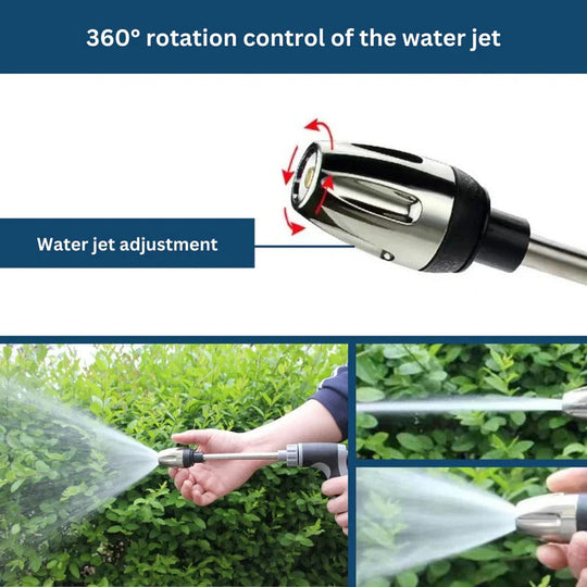 TurboWasher | Hochdruckaufsatz für Gartenschläuche mit 360° Strahl