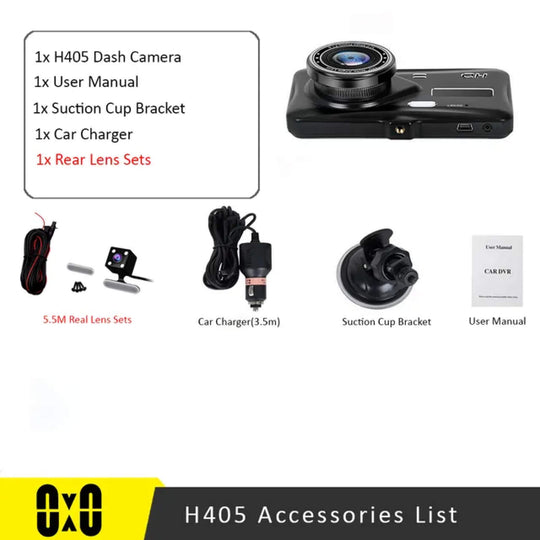 ClearCam | 170° Weitwinkelkamera mit 4" Display