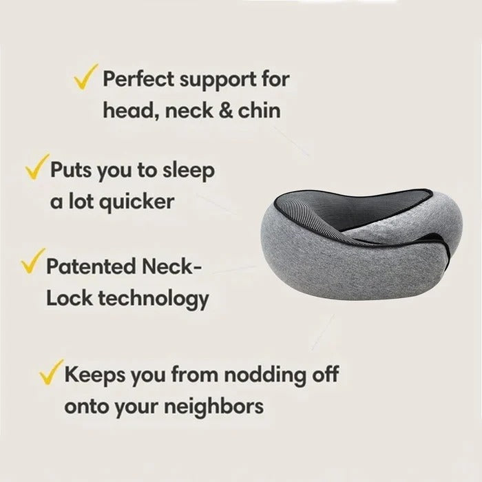 Neck360 | Reise-Nackenkissen aus Memory-Schaum