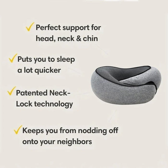 Neck360 | Reise-Nackenkissen aus Memory-Schaum