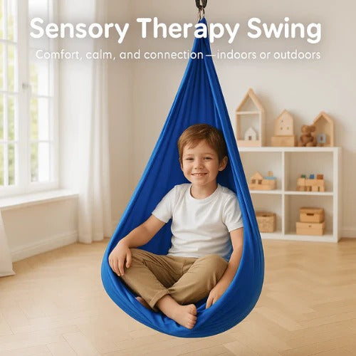CalmSwing | Sensorische Autismus-Therapie-Schaukel für Innen- und Außenbereich
