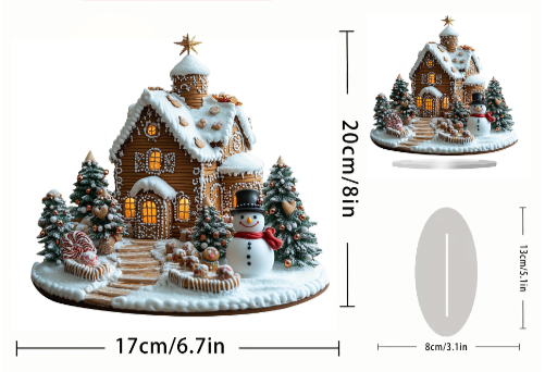 LumiCasa | Lebkuchenhaus Licht – Festliches Weihnachtsmittelstück