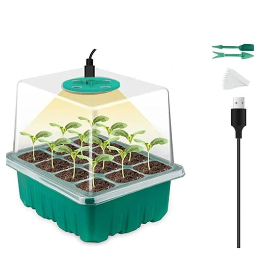 PlantJoy | Indoor Mini-Gewächshaus mit Beleuchtung