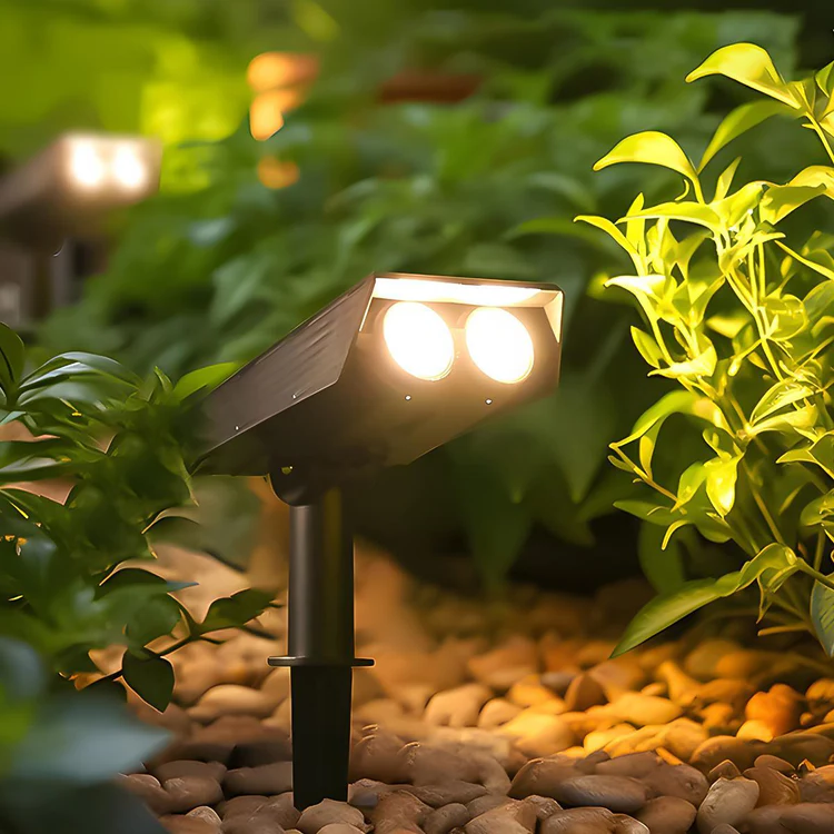 RayTuner | Wasserdichte LED Solar Multi-Zoom Spot Light Landschaftsbeleuchtung RGB