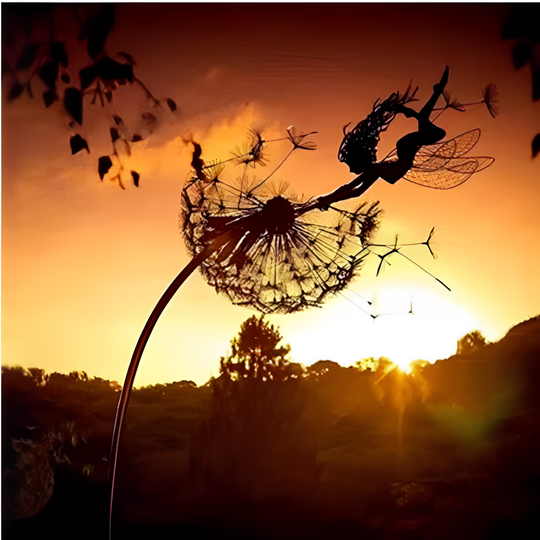 TwilightFay | Feen-Gartenskulptur aus Stahl