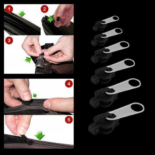 QuickZip | Schneller Reißverschluss-Zipper Ersatz