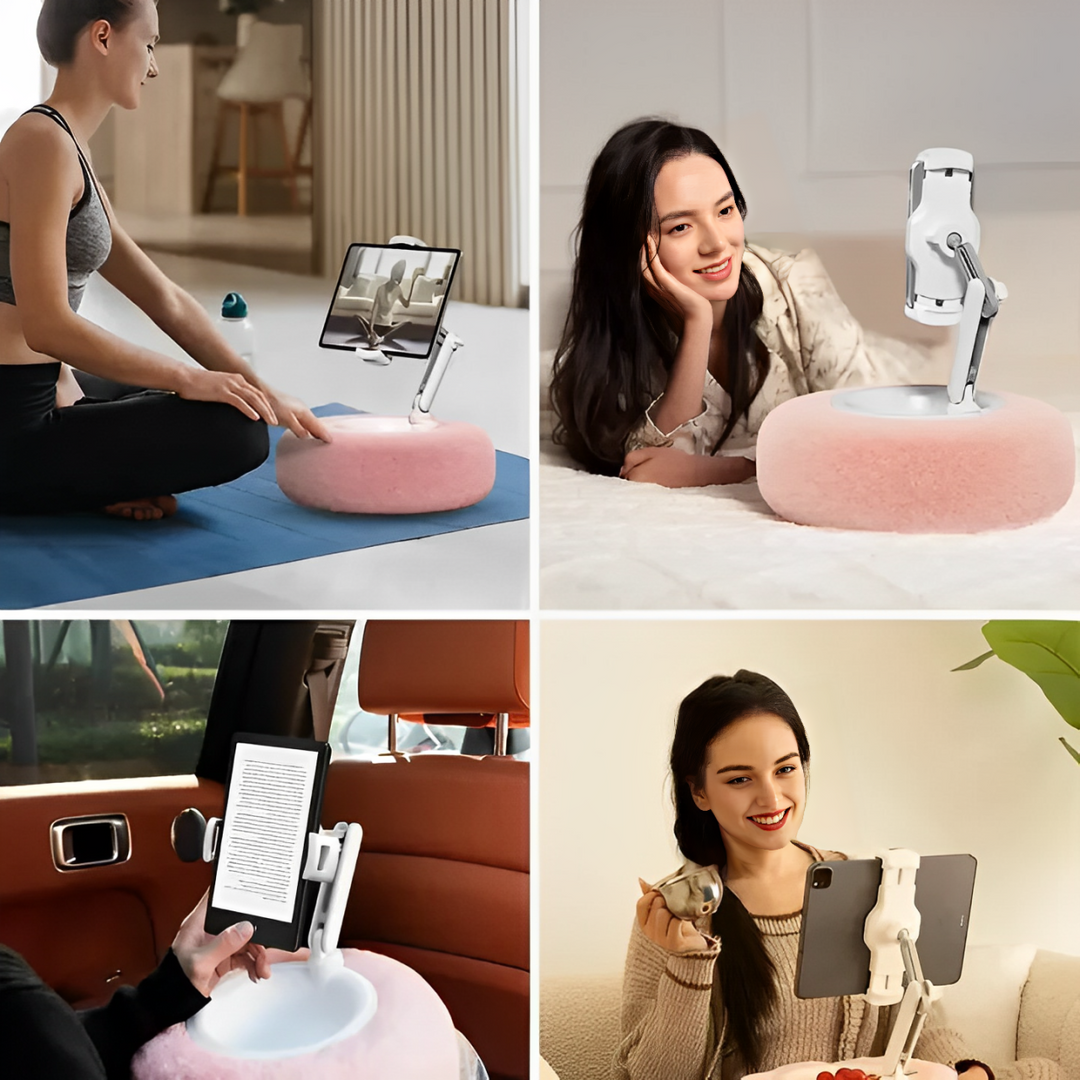 ChillStand | Fluffy Tablet und Smartphone-Kissenständer