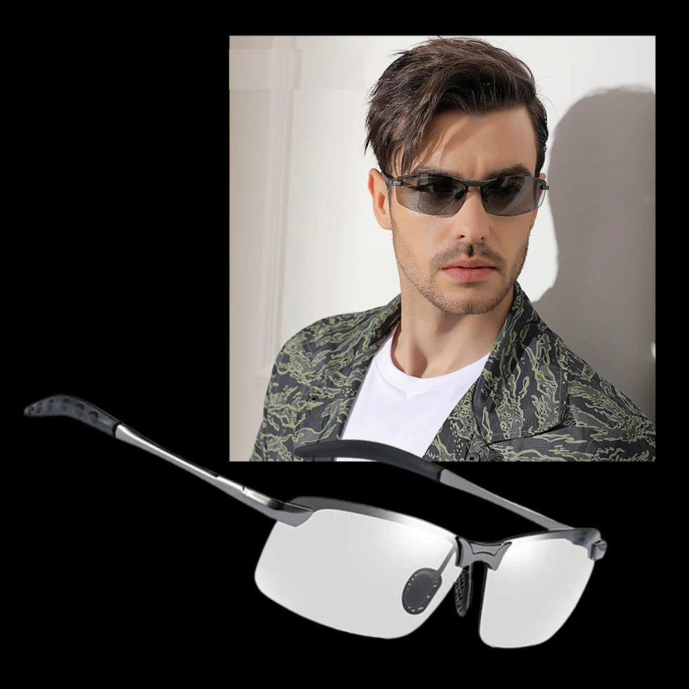 ShadeShift | Photochrome UV-Sonnenbrille für Männer