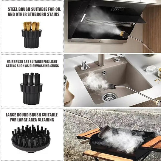 SteamMax | 2500W Hochdruck-Dampfreiniger mit Handschuhen
