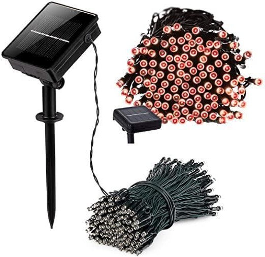 LumiTwine | 17-Meter-Lichterkette mit 100 LED-Solarbetriebene Feenlichter