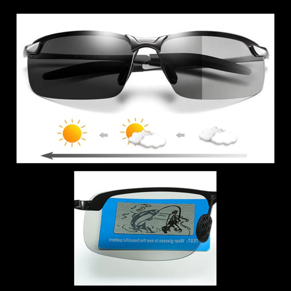 ShadeShift | Photochrome UV-Sonnenbrille für Männer