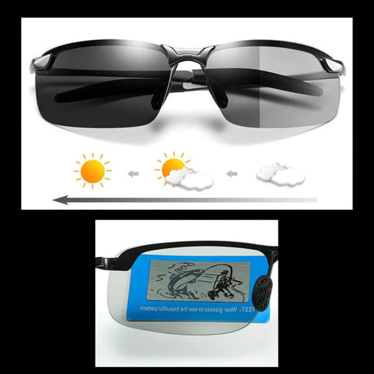 ShadeShift | Photochrome UV-Sonnenbrille für Männer