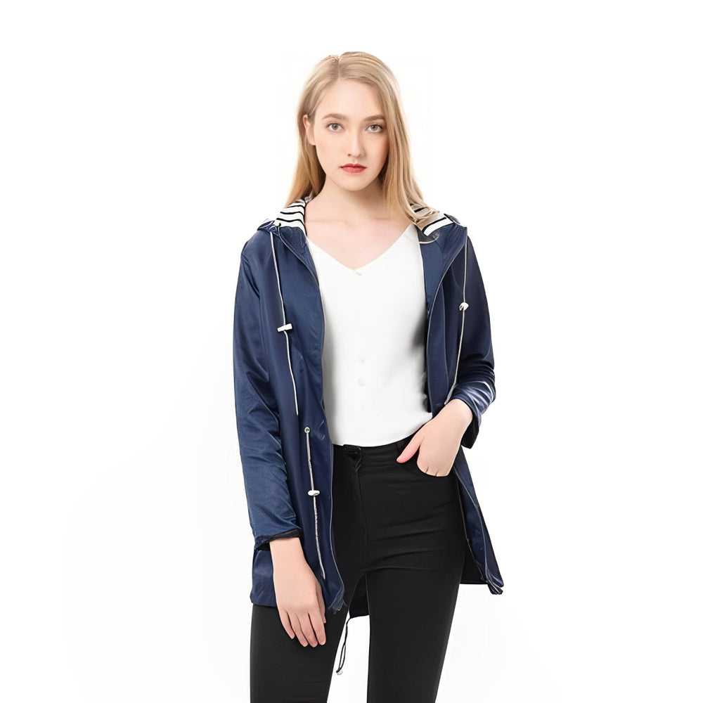 Rainelle | Stilvolle Lange Regenjacke für Damen