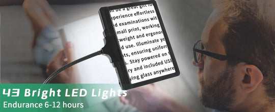 ViewBright | Vollseiten-Vergrößerungsglas mit LED-Licht