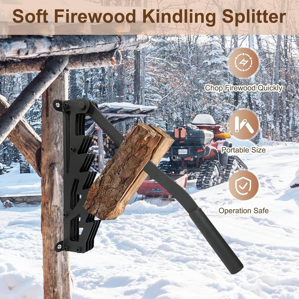 SplitMate | Wandmontierter Holzspalter für Anzündholz