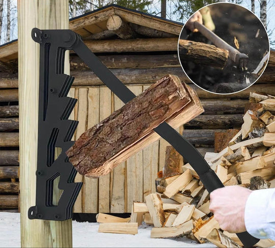 SplitMate | Wandmontierter Holzspalter für Anzündholz