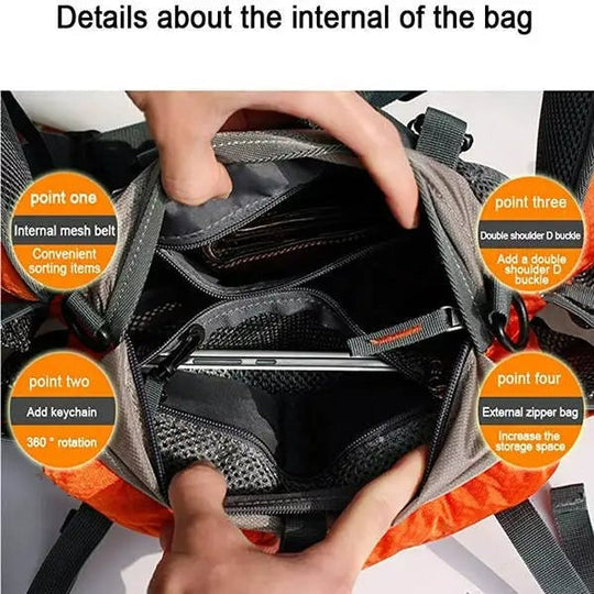 HikePouch | Multifunktionale Outdoor-Sport Hüfttasche - Gear Max Hüfttasche