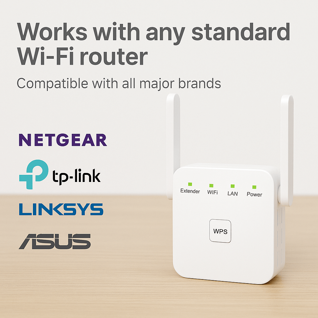 SignalMax | WiFi-Booster – Signalverstärker für Abdeckung im ganzen Haus
