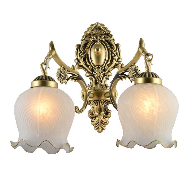 ImperialGleam | Dual Globe Wandleuchte 2 Lichter Bronze Decorique.de