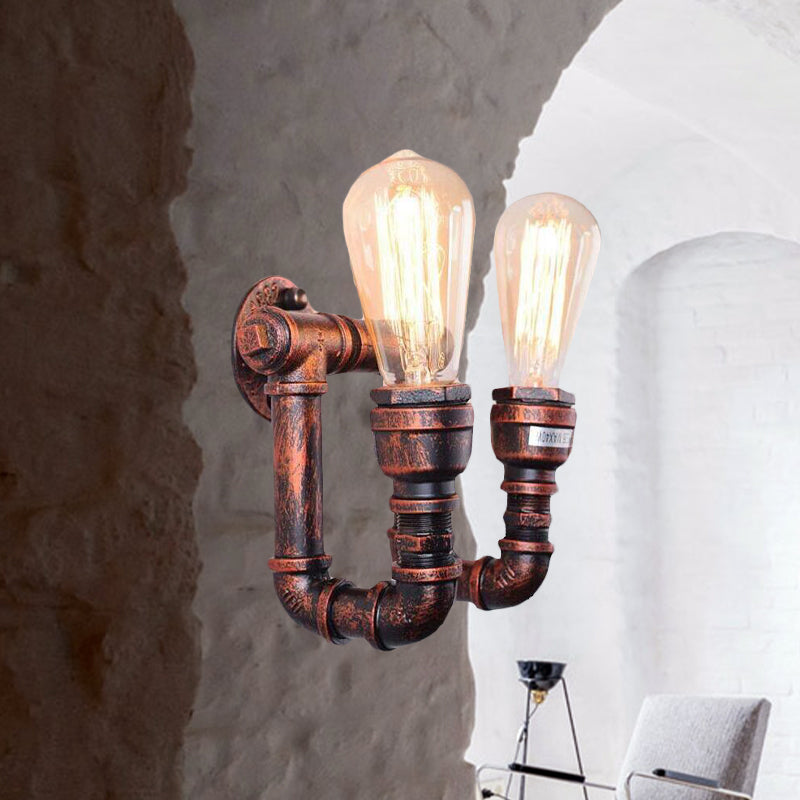 IndustrialLuxe | Wandlamp – Ideaal voor het verlichten van uw trap of hal Kupfer Decorique.de