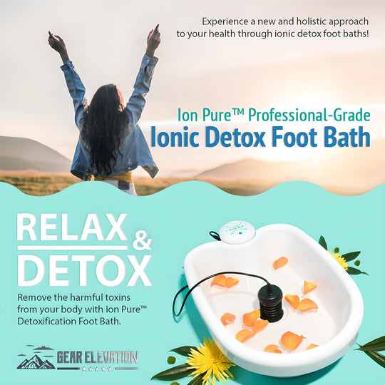 DetoxFlow | Ionisches Fußbad – Ganzkörperreinigung
