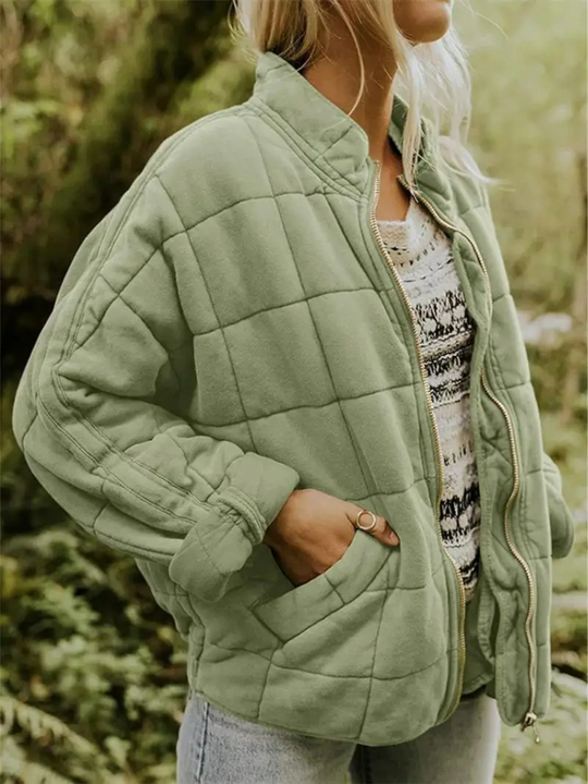 Ira | Stilvolle Übergangsjacke | Damen Grün Decorique.de
