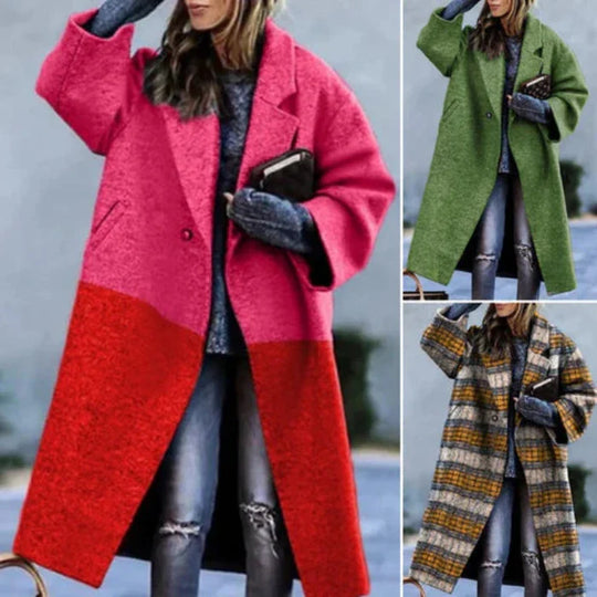 Iris | Wollmantel – Gefertigt aus luxuriösem Wollstoff für ultimative Wärme Decorique.de