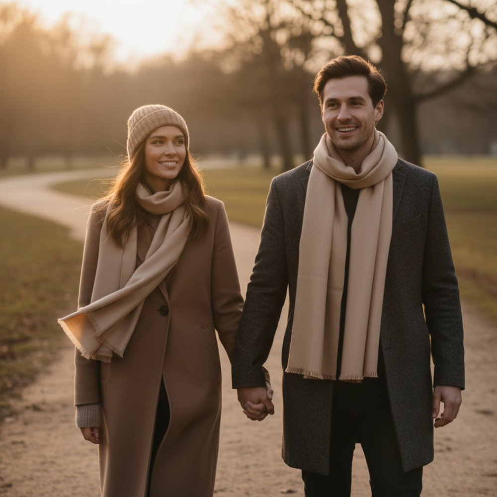 Jan | Unisex Kaschmirschal – Zeitlos & Elegant Decorique.de