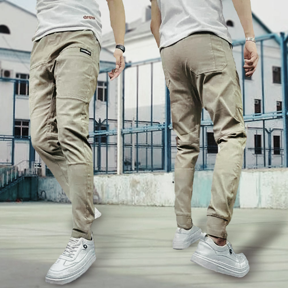 Jaron | Vielseitige Stretch-Cargohose | Herrenmode Beige Decorique.de