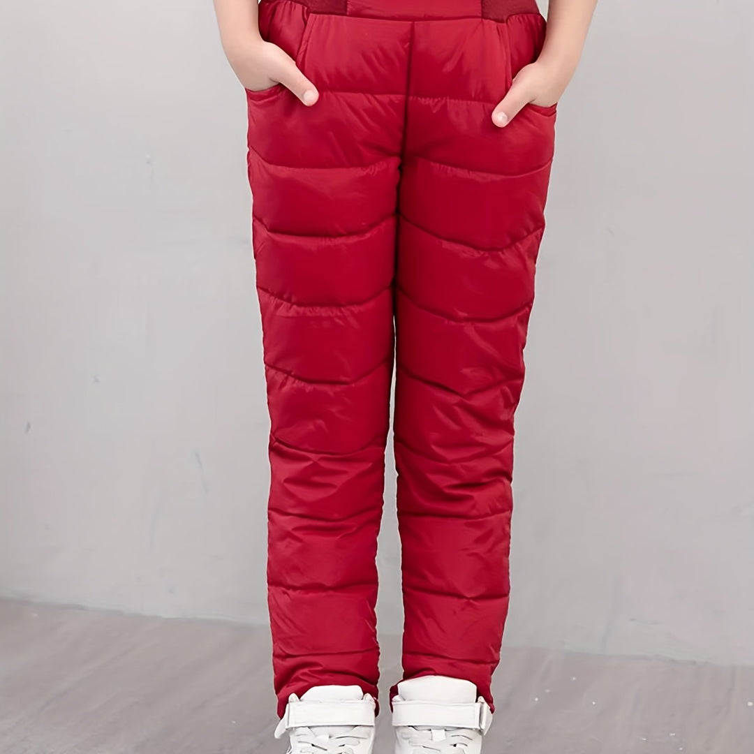 Jary | Kinder Skihose – Warm & Elastisch für Winter & Ski Burgundisch Decorique.de