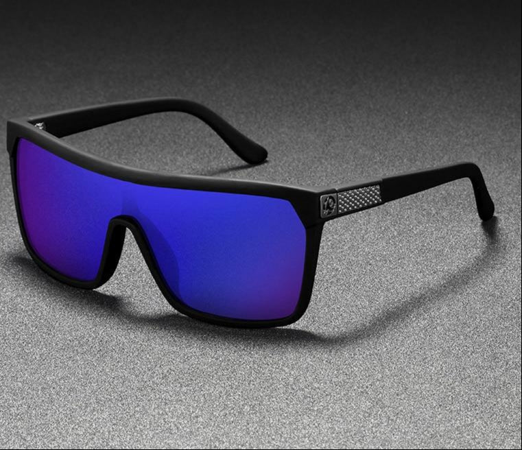 Jeff | Polarisierte Elastische Herren Sonnenbrille Dunkelblau Decorique.de