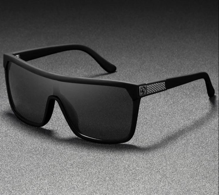 Jeff | Polarisierte Elastische Herren Sonnenbrille Schwarz Decorique.de