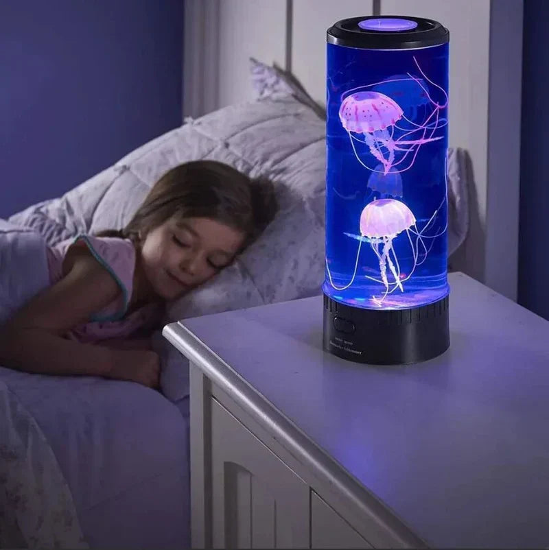 JellyLume | Magische Quallen-Lava Lampe mit Farbwechsel Decorique.de