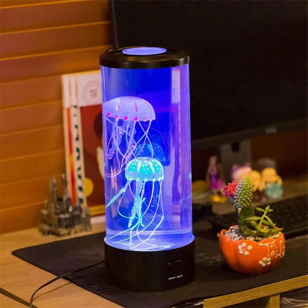 JellyLume | Magische Quallen-Lava Lampe mit Farbwechsel Decorique.de