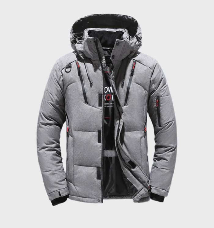 Jerry | Herren Parka – Wärmender Schutz für kalte Wintertage Grau Decorique.de