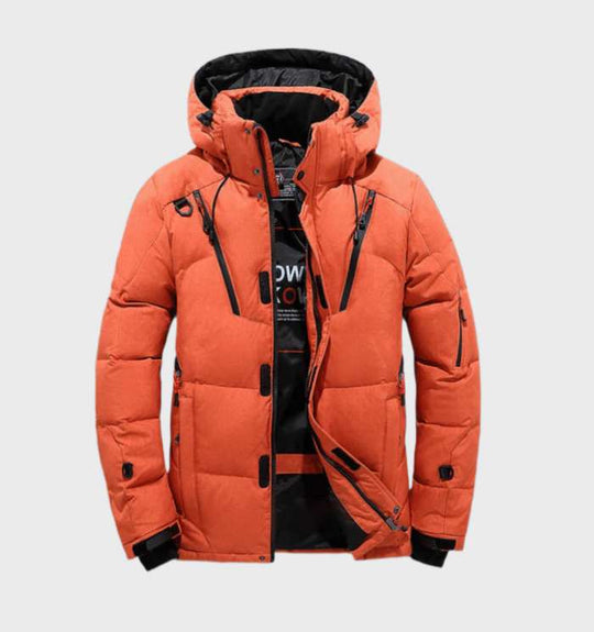 Jerry | Herren Parka – Wärmender Schutz für kalte Wintertage Orange Decorique.de