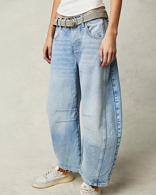 Camille | Damen Jeans – Elegante Mid Rise Barrel Schnitt 3