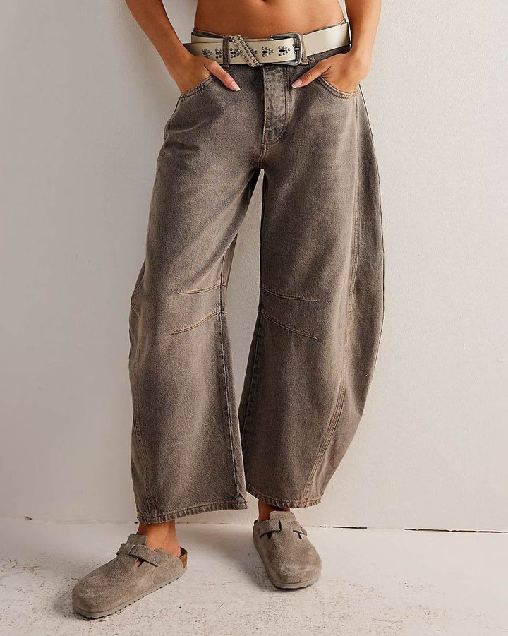 Camille | Damen Jeans – Elegante Mid Rise Barrel Schnitt 4