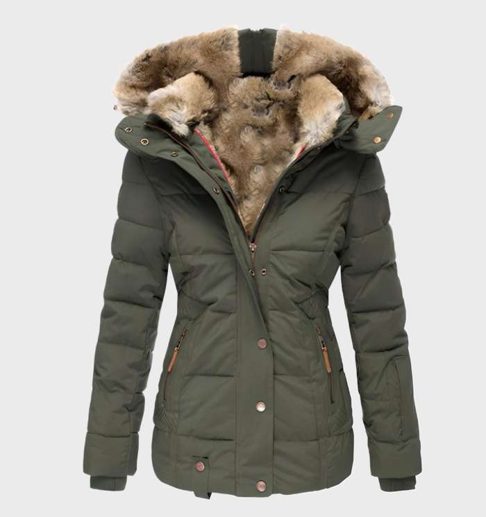 Kathryn | Damen Winterjacke – Wärme & Stil vereint Grün Decorique.de