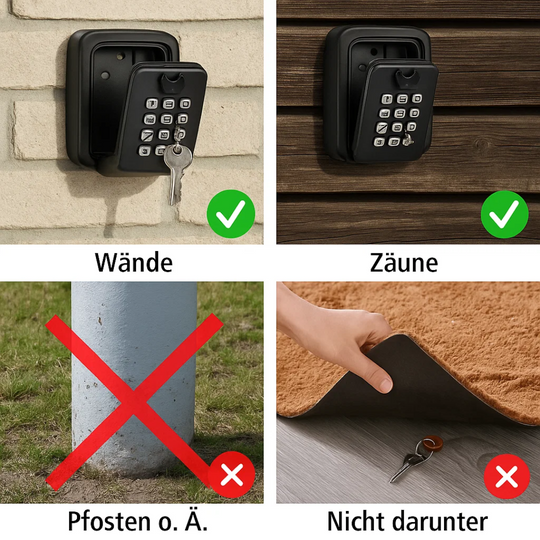 KeyGuard | Outdoor-Schlüsselsafe Schlüsselbox Decorique.de