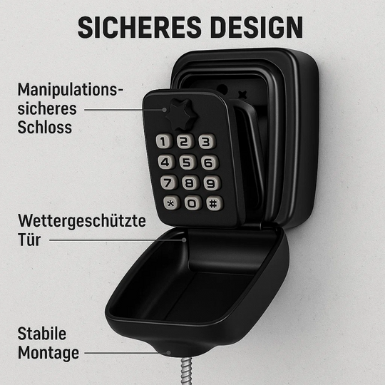 KeyGuard | Outdoor-Schlüsselsafe Schlüsselbox Decorique.de