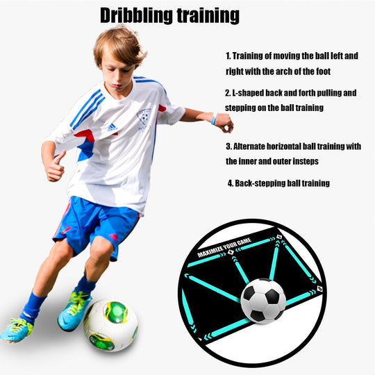 KickPad | Trainingsmatte für effektives Fußballtraining Decorique.de