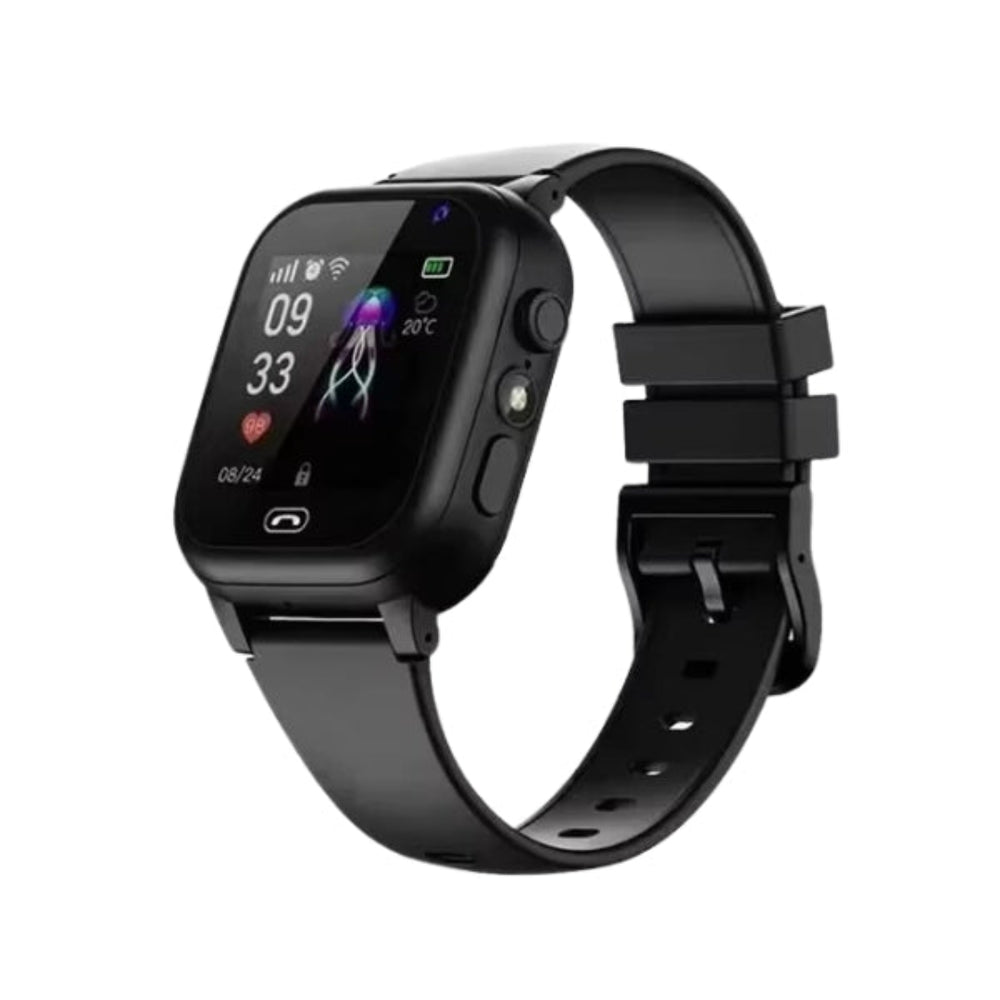 KidConnect | 4G GPS Smartwatch – Anrufe, Kamera & SOS für Kinder Schwarz Decorique.de