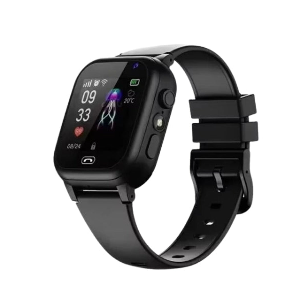 KidConnect | 4G GPS Smartwatch – Anrufe, Kamera & SOS für Kinder Schwarz Decorique.de
